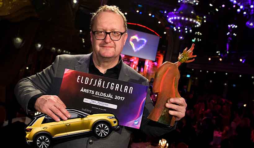 Jan Mellgren vinnare av Årets Eldsjäl. 