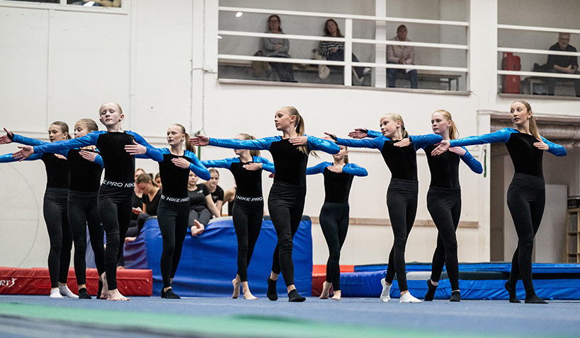 Uppvisning i Halmstads Gymnastikförening