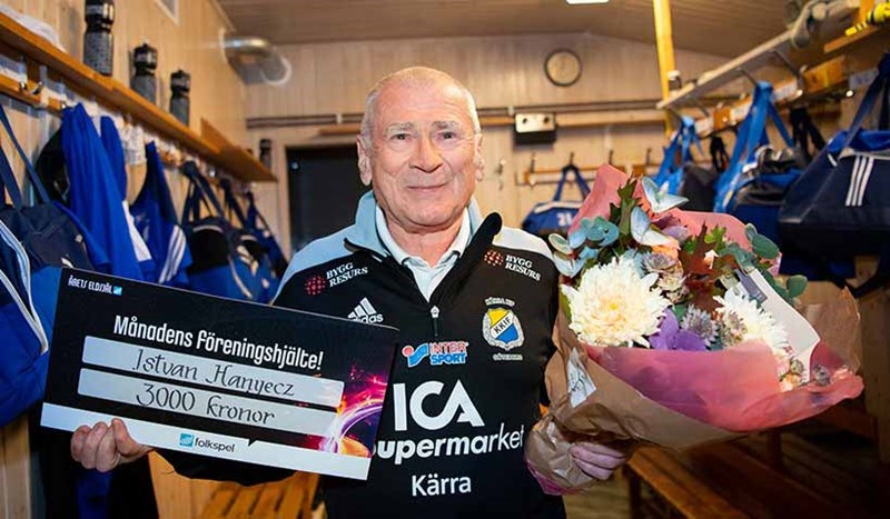 Istwan blir hyllad som Månadens föreningshjälte