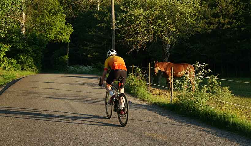 cykeltur på landet