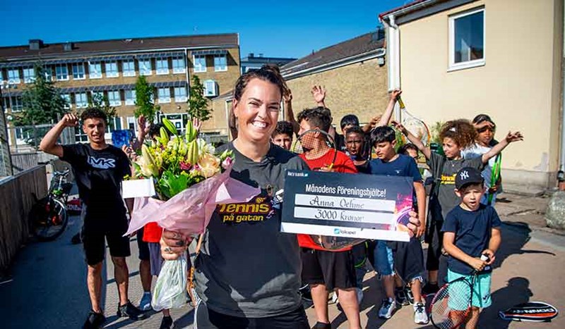 Föreningshjälte i street tennis.