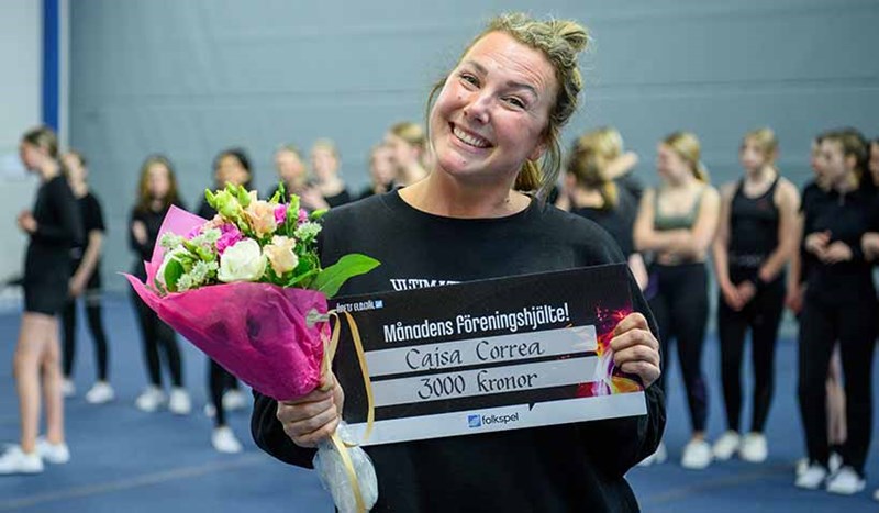 Föreningshjälte inom sporten cheerleadning.