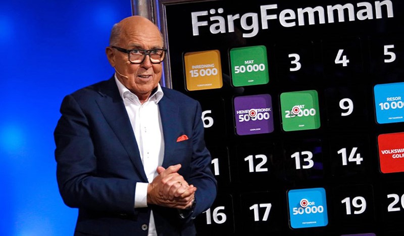 Ingvar Oldsberg står framför FärgFemman