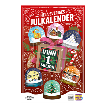 Bingolottos julkalender.