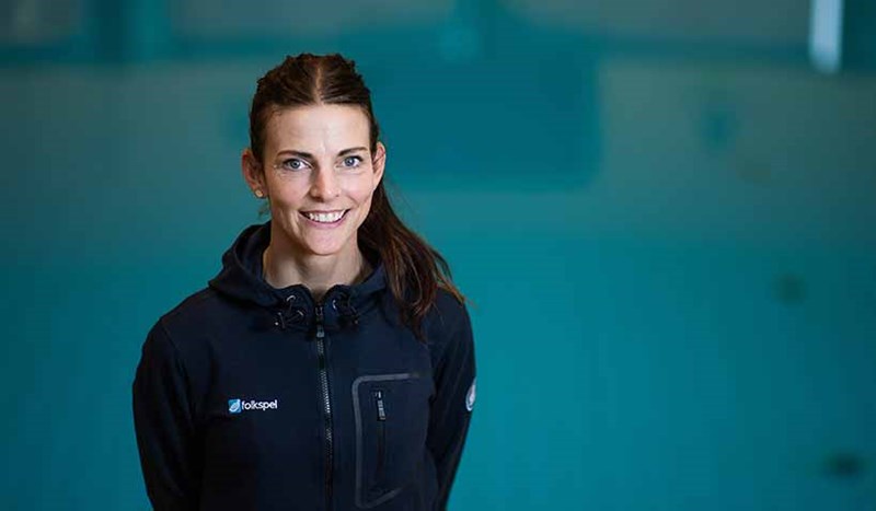 Anna Lindberg simhopp.